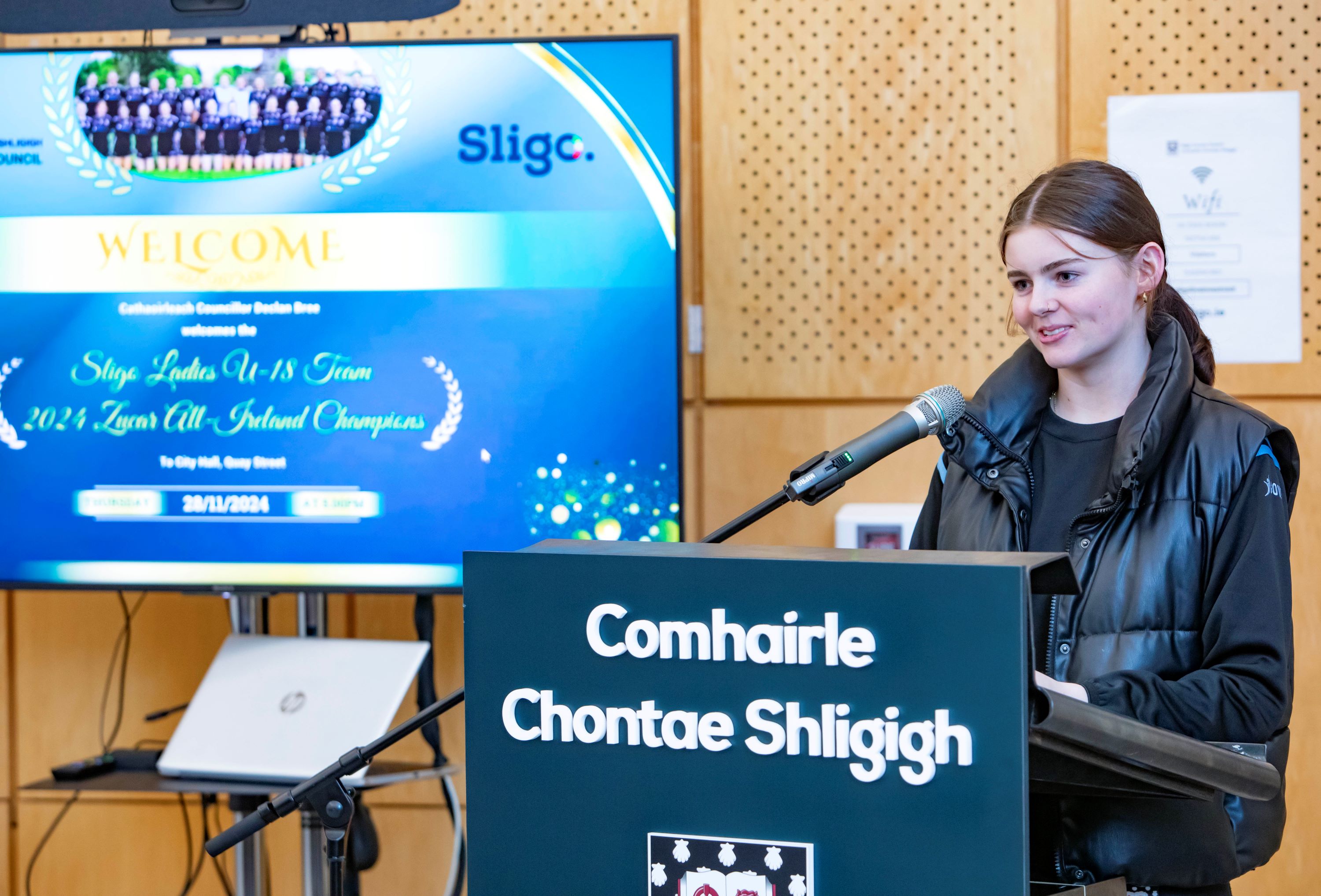 Civic Reception - Sligo Ladies - Ciara Walsh 